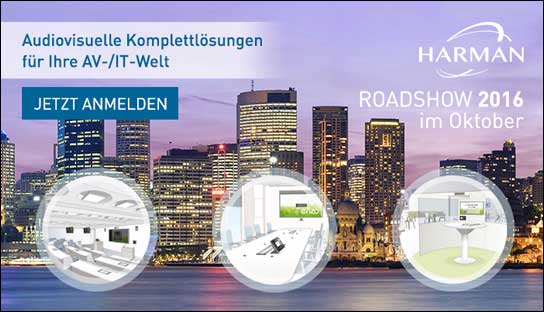 Im Oktober an sechs Standorten zu Gast: die HARMANN-Roadshow 2016