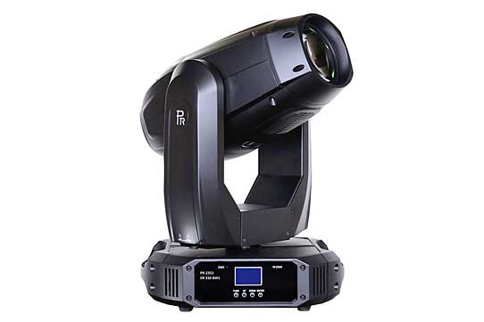 Jetzt bei EVERS PA im Material-Park: Der XR 330 BWS von PR Lighting.