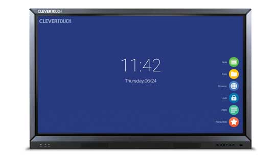 Mit den Touchdisplays von Clevertouch baut Kindermann sein Distributionsprogramm weiter aus.