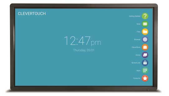Mit den Touchdisplays von Clevertouch baut Kindermann sein Distributionsprogramm weiter aus.
