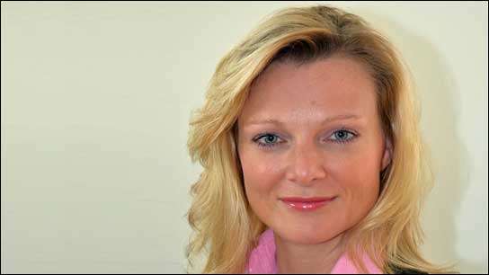 Nadja Zink von Vivitek freut sich auf spannende neue Geräte