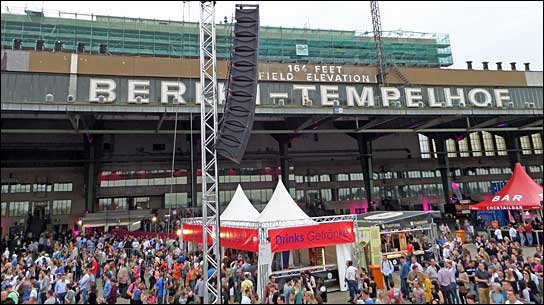 Technik von Electro-Voice mit TSE in Tempelhof